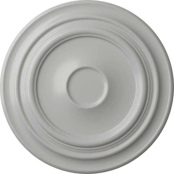 Ekena Millwork Giana Ceiling Medallion (Fits Canopies up to 7 7/8"), Hand-Painted Frost, 32 5/8"OD x 1 1/2"P CM32GIFRF - main